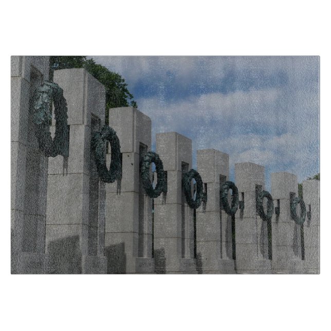 World War II Memorial Kränze I Schneidebrett (Vorderseite)