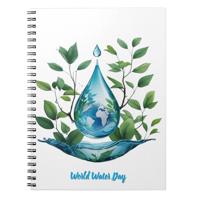 World Water Day Notizblock (Vorderseite)