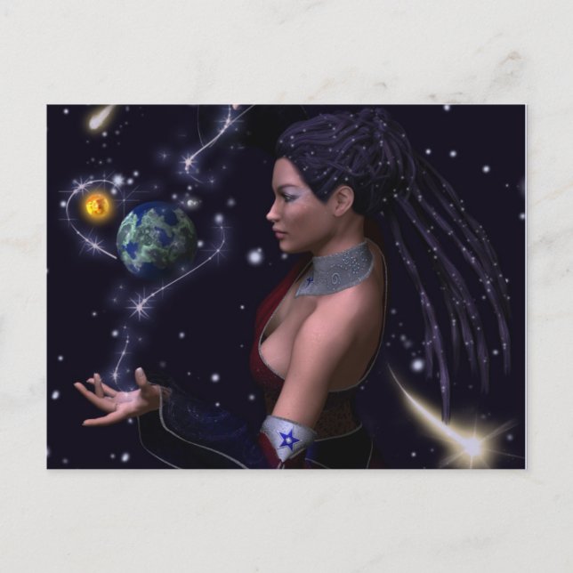 World Weaver Postkarte (Vorderseite)