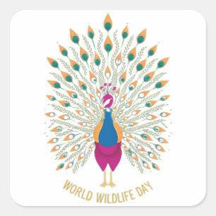 WORLD WILDLIFE DAY Sticker