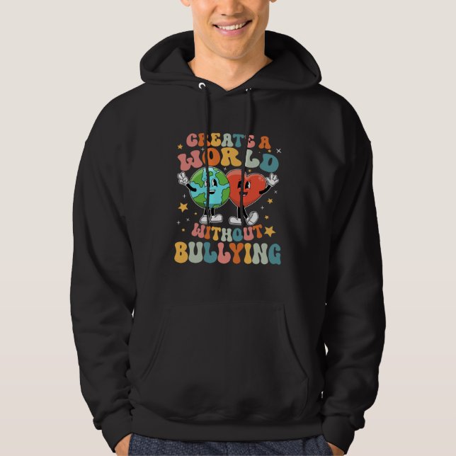 World without bullying Teacher Be Kind Unity Day K Hoodie (Vorderseite)