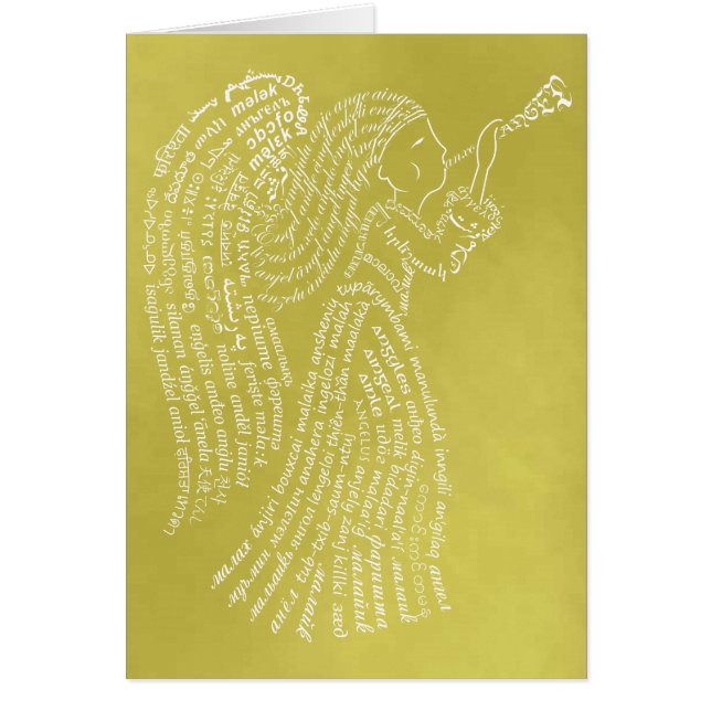 World Word Angel Card (Vorne)
