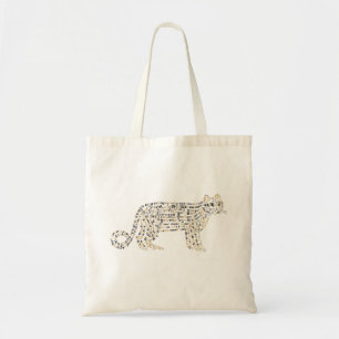World Word Clouded Leopard-Tasche Tragetasche