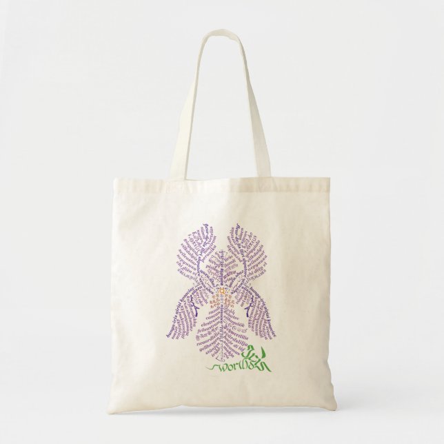 World Word Iris-Tasche Tragetasche (Vorne)