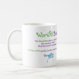 World Word Iris-Tasse Kaffeetasse