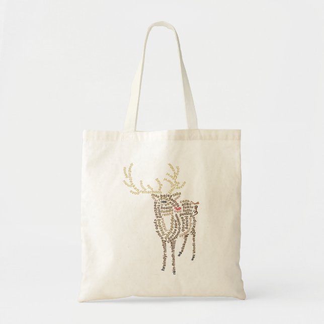 World Word Rentier-Tasche Tragetasche (Vorne)