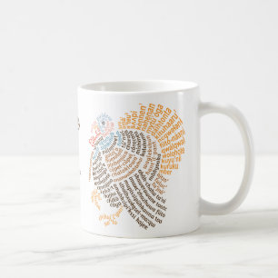 World Word Wild Turkey Tasse