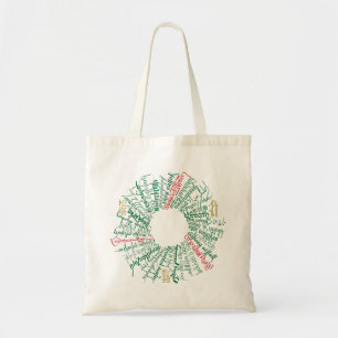 World Word Wreath-Tasche Tragetasche