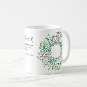 World Word Wreath-Tasse Kaffeetasse