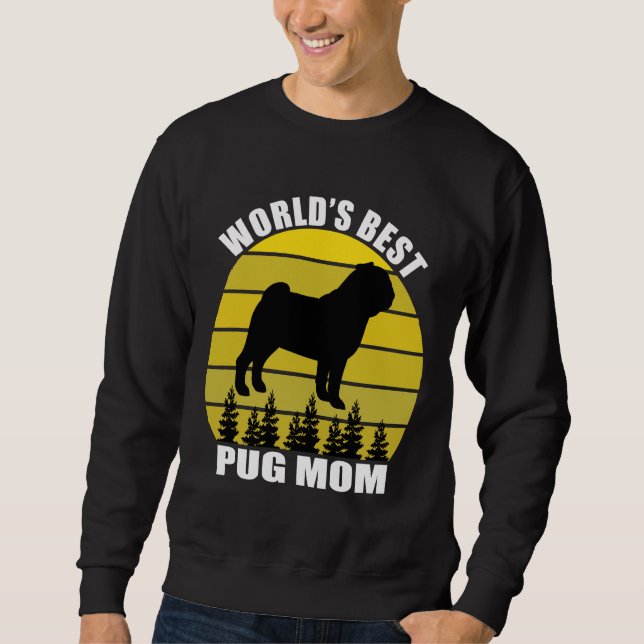 World&x27;s Best Mops Mama, Retro Sun T Shirt Clas (Vorderseite)