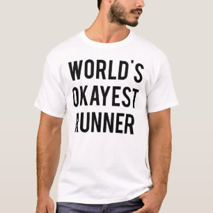 World&x27;s der schickste Runner Sticker T-Shirt