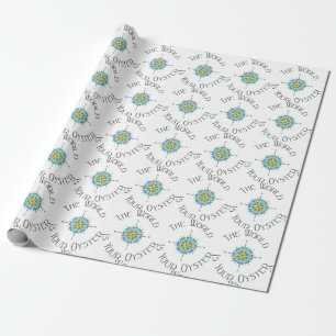World Your Oyster Geschenkpapier