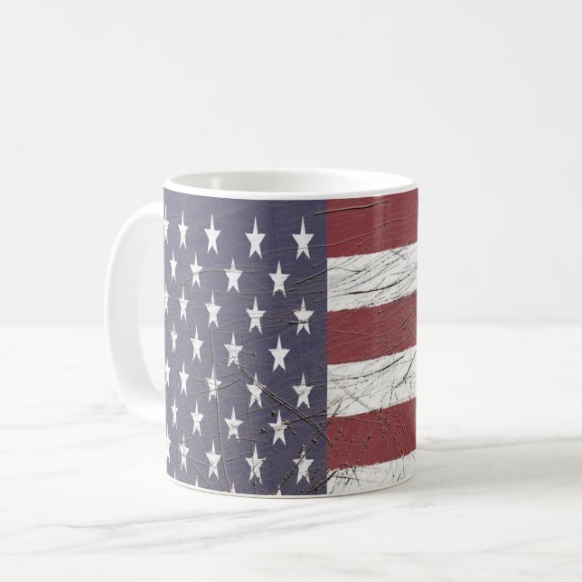 WorldAmerican Flag Kaffeetasse (Vorderseite Links)