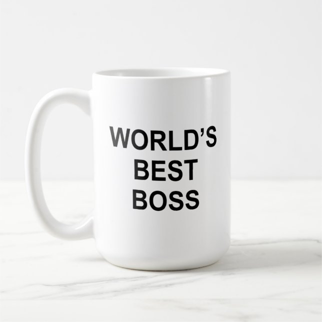 "World'd bester Chef" summiert es ziemlich genau Kaffeetasse (Links)