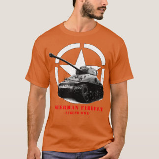 WorldII M4 Sherman Firefly Panzer T-Shirt