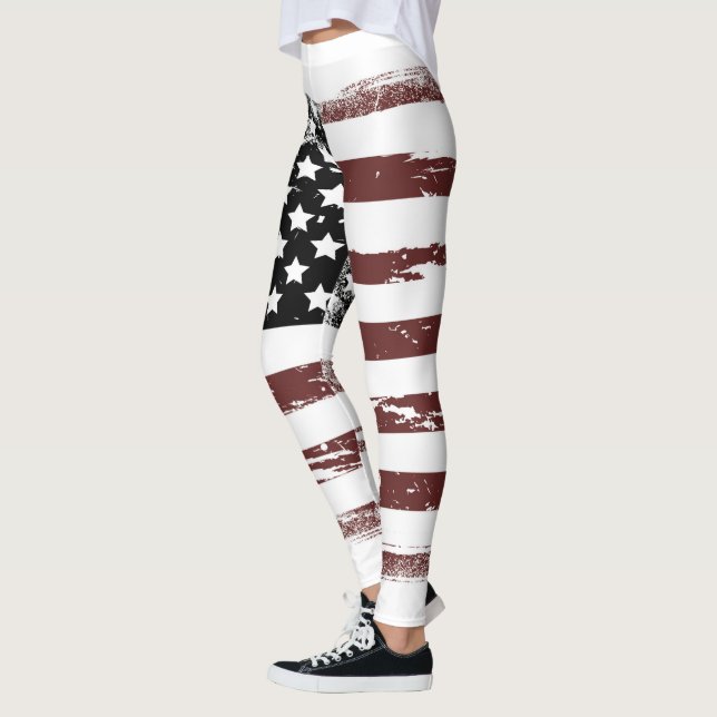 Worldlook verblasste USA Flag Leggings (Links)