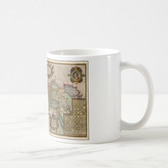 Worldmap antik kaffeetasse (Rechts)