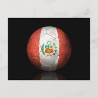 Worldof Peruvian Flag Football Soccer Ball