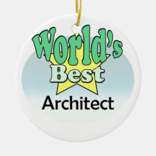 World's best Architect Keramikornament