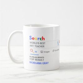 WORLDS BEST ART TEACHER FUN Top Search Resultat Kaffeetasse