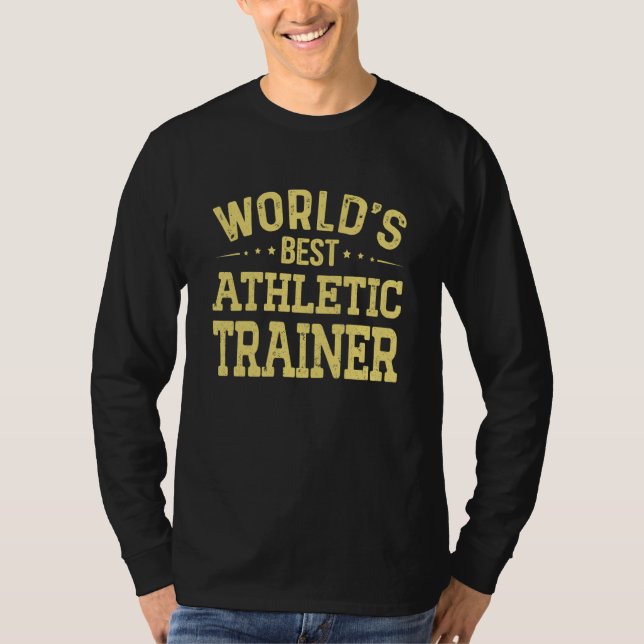 World's Best Athletic Trainer Job Title Athletic T T-Shirt (Vorderseite)