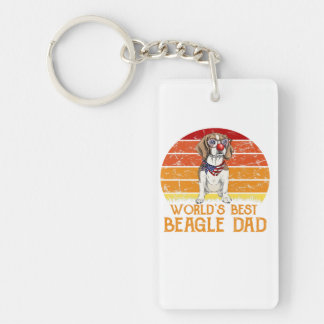 Worlds Best Beagle Dad Beagle Lover Schlüsselanhänger