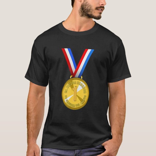World's Best Beer Drinker Award Medal T-Shirt (Vorderseite)