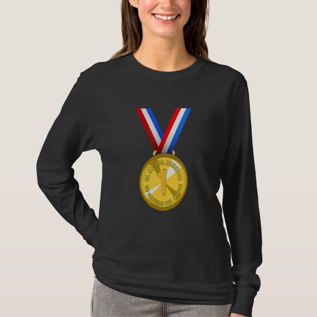 World's Best Beer Drinker Award Medal T-Shirt (Vorderseite)