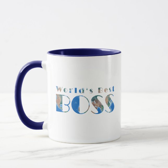 World's Best Boss, Global Land Physical Map Tasse (Links)