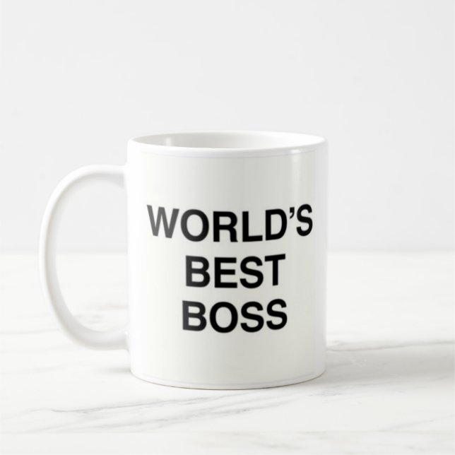 world's best boss the office mug kaffeetasse (Links)
