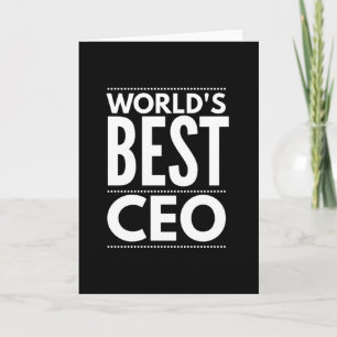 Worlds Best CEO Karte