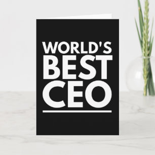 Worlds Best CEO Karte