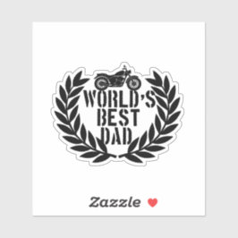 World's Best Dad  Aufkleber