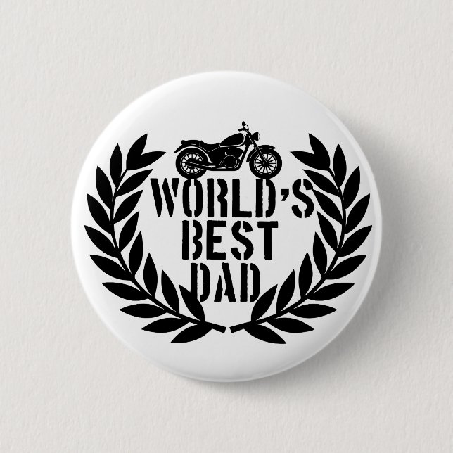 World's Best Dad  Button (Vorderseite)
