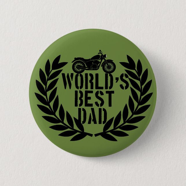 World's Best Dad  Button (Vorderseite)