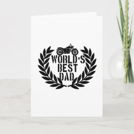 World's Best Dad  Karte