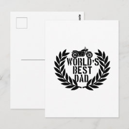 World's Best Dad  Postkarte