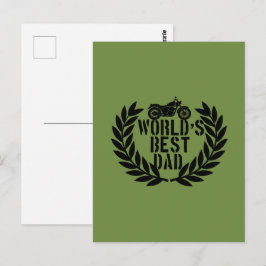 World's Best Dad  Postkarte