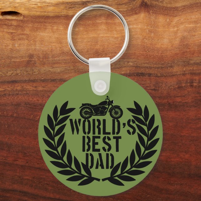 World's Best Dad  Schlüsselanhänger (Rückseite)