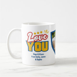 World's Best Dad with Love Custom Kaffeetasse