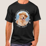 World's Best Dog Dad Personalized Cute Pet Foto T-Shirt<br><div class="desc">Weltet besten Hund Vater ... Überraschen Sie Ihren Lieblings-Hund Vater diesen Vatertag mit diesem super niedlichen Haustier Foto T - Shirt. Passen Sie diesen Hund Papa T - Shirt mit dem Lieblings-Foto Ihres Hundes, und nennen Sie. Dieses Shirt ist ein Muss für Hundeliebhaber und Hundewelpen. Großartiges Geschenk des Hundes. COPYRIGHT...</div>