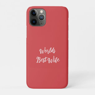 Worlds Best Ehefrau Custom Script iPhone / iPad Ge Case-Mate iPhone Hülle