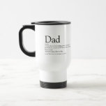 World's Best Ever Dad Daddy Father Definition Fun Reisebecher<br><div class="desc">Personalise for your special dad,  daddy or father to create a unique gift for Father's day,  birthdays,  Christmas or any day you want to show much means to you. Perfekt way to show him amazing he is every day. Designed by Thisisnotme ©</div>