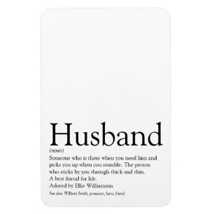 World's Best Ever Husband Definition Magnet