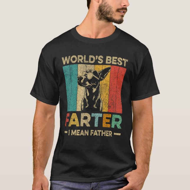 Worlds Best Farter I Mean Father Mens Fathers Day  T-Shirt (Vorderseite)