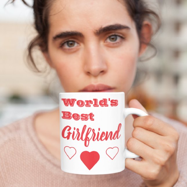 World's Best Girlfriend Kaffeetasse (Von Creator hochgeladen)