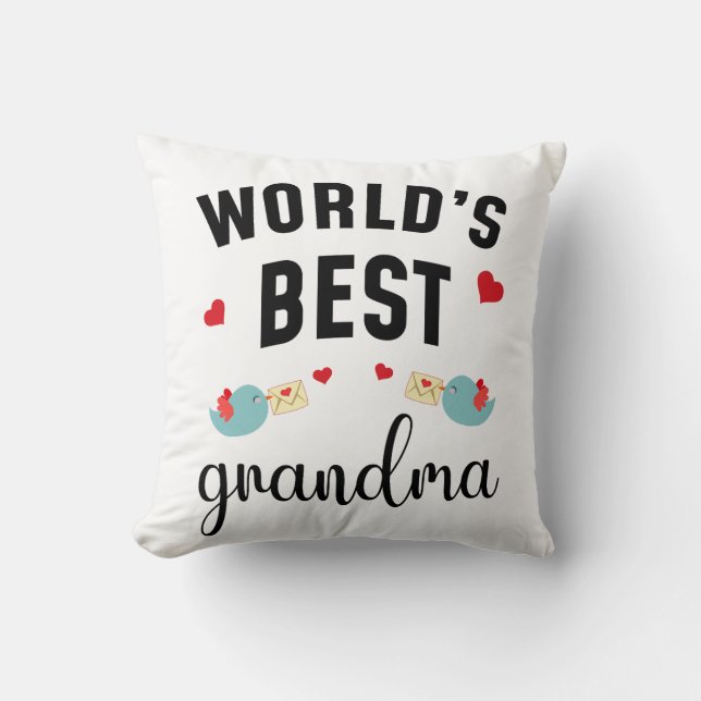 World's Best Grandma Kissen (Vorderseite)