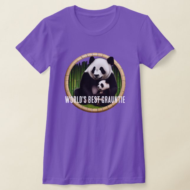 "World's Best Grauntie" & Pandas T-Shirt (Ablage )