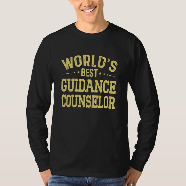World's Best Guidance Counselor Job Title Guidance T-Shirt (Vorderseite)