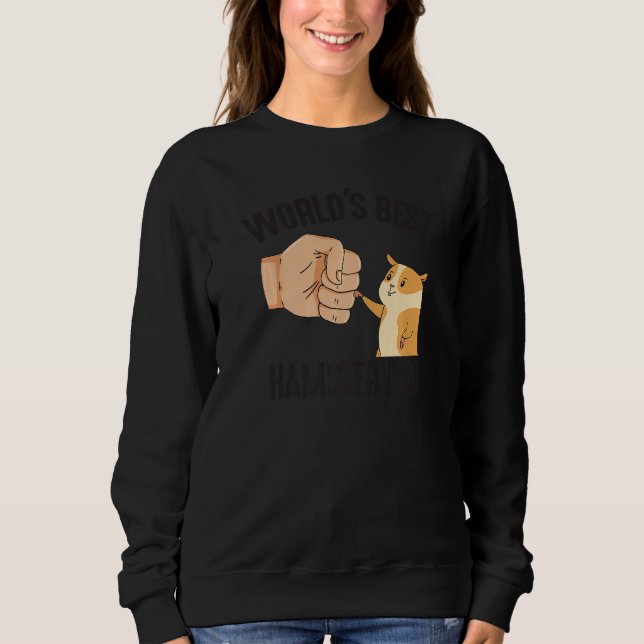 World's Best Hamster Dad Costume For Animal Lovers Sweatshirt (Vorderseite)